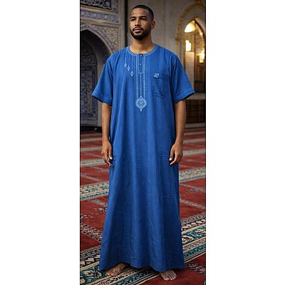 Boubou La Qamis "Impérial" – Édition Broderie Artisanale