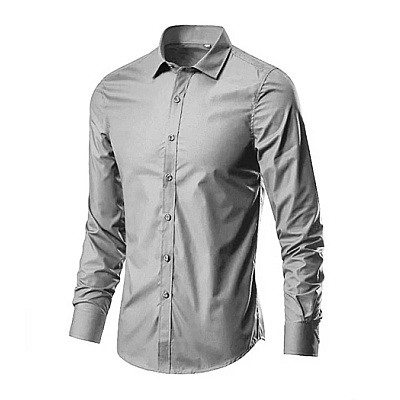 La Chemise "Horizon Silver" – Coupe Signature