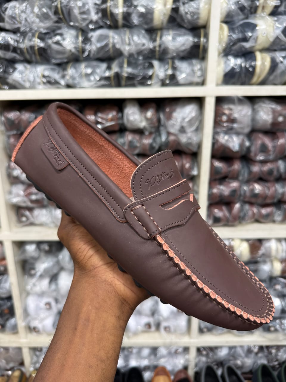 L’Élégant Héritage – Mocassin / Tod driver en simili cuir