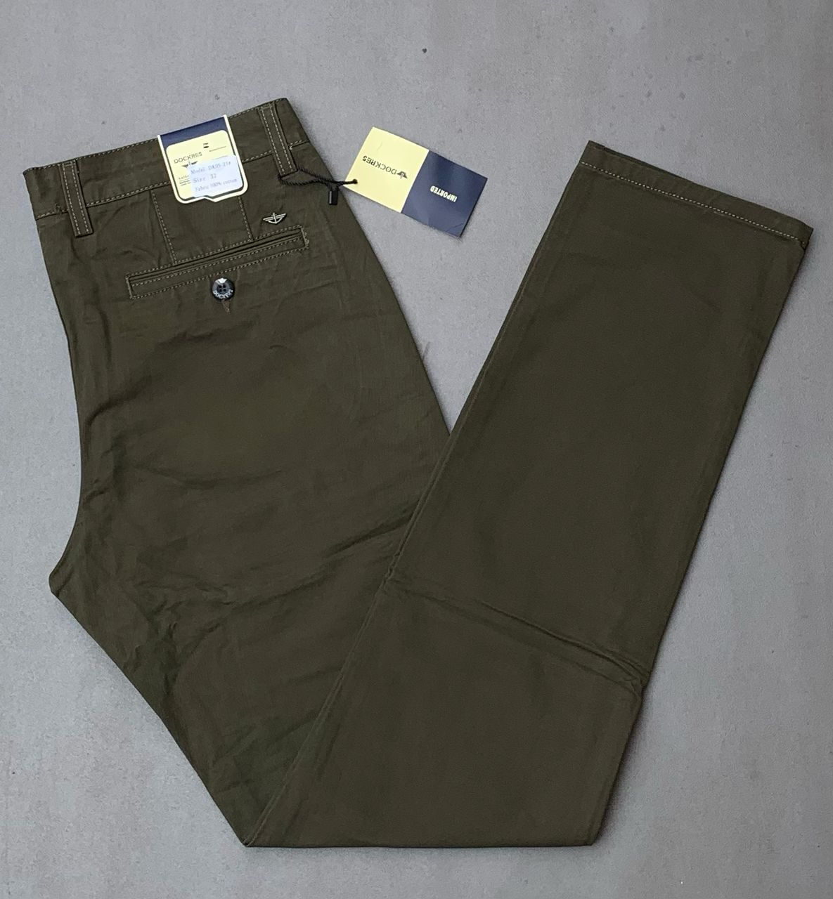 Pantalo Dockers responsable – Vert Olive Militaire